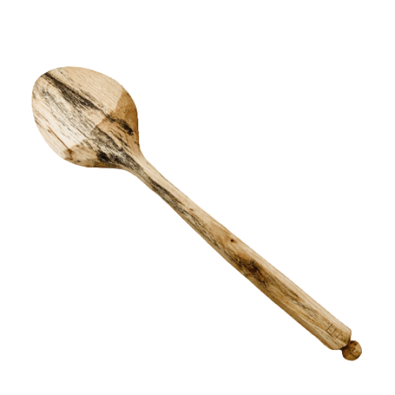 Hand-Carved Wooden Eating Spoon - Heavy Gretel