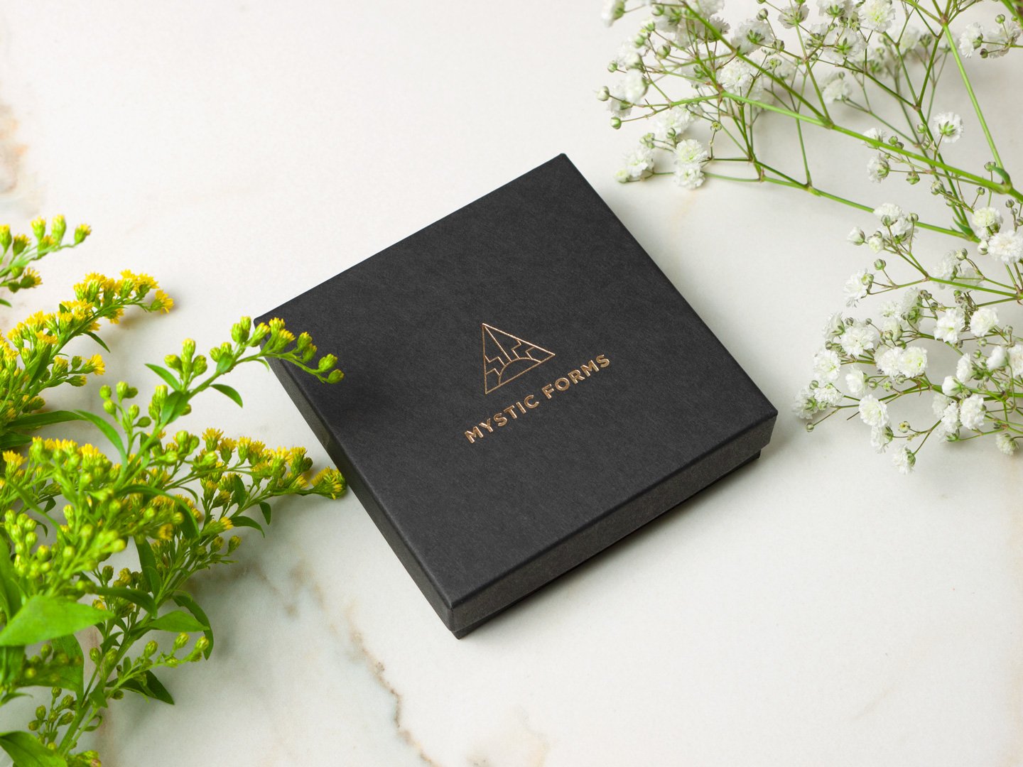 Khufu II Blue & Gold Acrylic Drop Earrings - Heavy Gretel