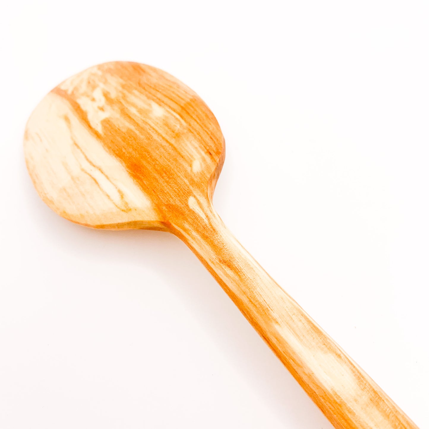 Hand-Carved Large Wooden Serving Spoon - Heavy Gretel