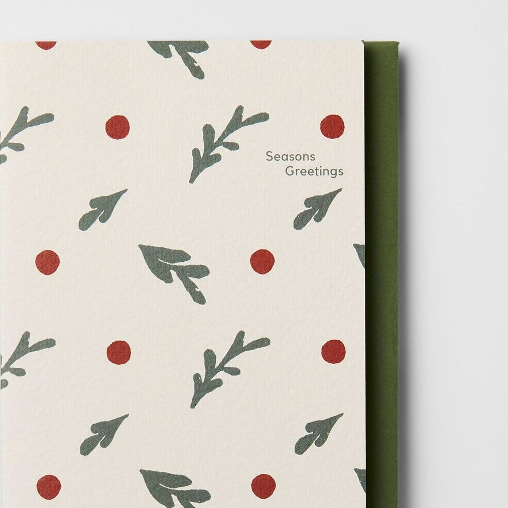 Seasons Greetings Christmas Card - Heavy Gretel