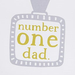 Number One Dad Father's Day Card - Heavy Gretel