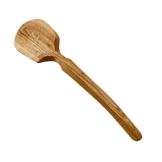 Hand-Carved Wooden Eating Spoon - Heavy Gretel