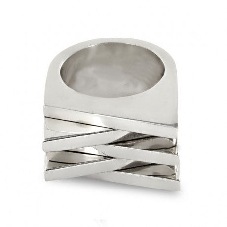 5.1 Silver Stacking Statement Ring - Heavy Gretel