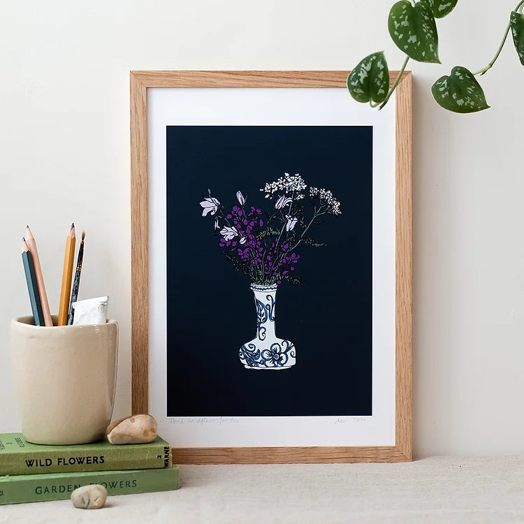 Some Wildflowers for You (Midnight) - A4 Print