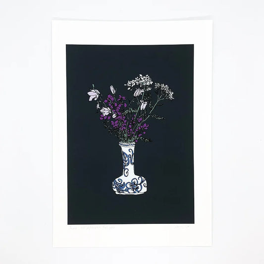 Some Wildflowers for You (Midnight) - A4 Print