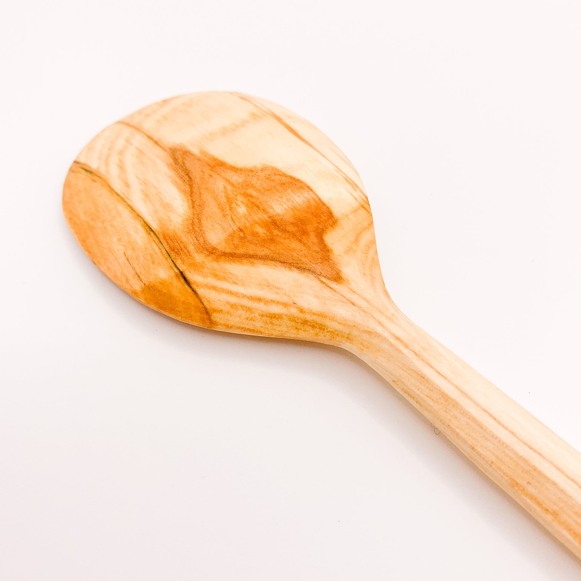 Hand-Carved Large Wooden Serving Spoon - Heavy Gretel