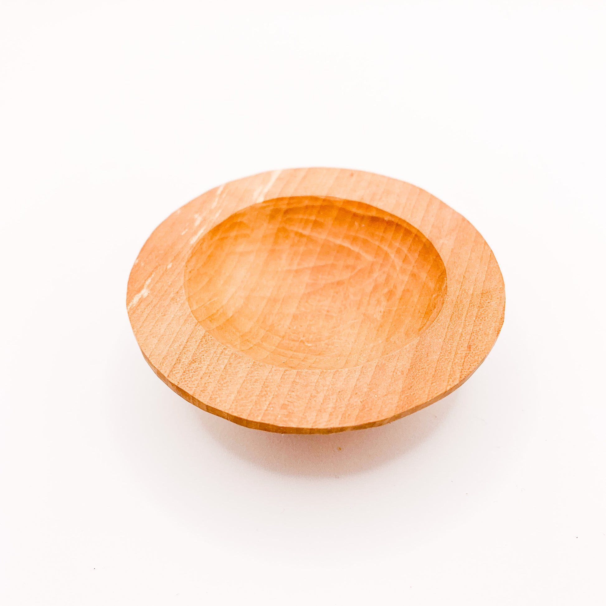 Hand-Carved Small Wooden Bowl - Heavy Gretel