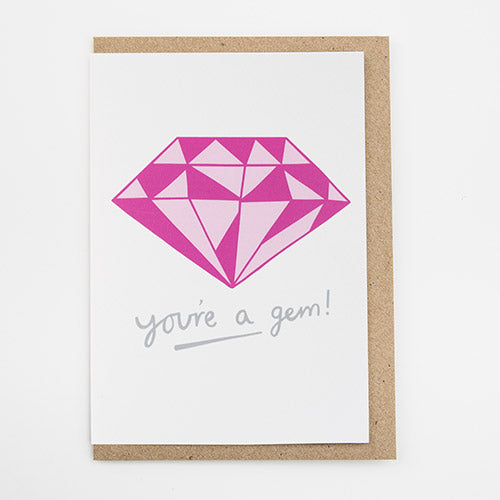 You're A Gem Valentine's Day Card
